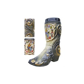 Black Germany German Beer Boot .4L One New Mug Made in Germany