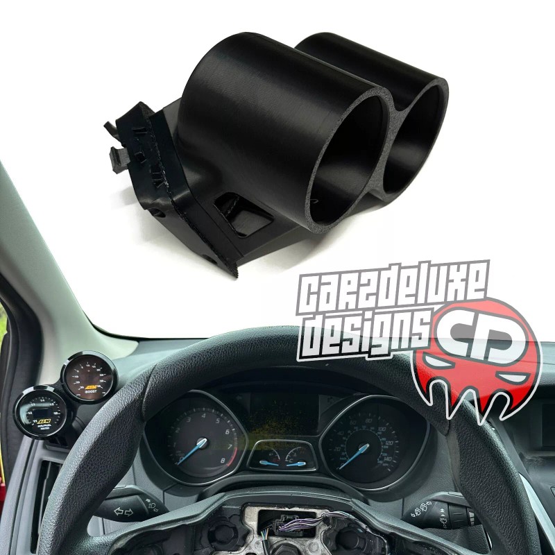 CARZDELUXE Dual gauge pod mount for 2012-2018 Focus ST RS