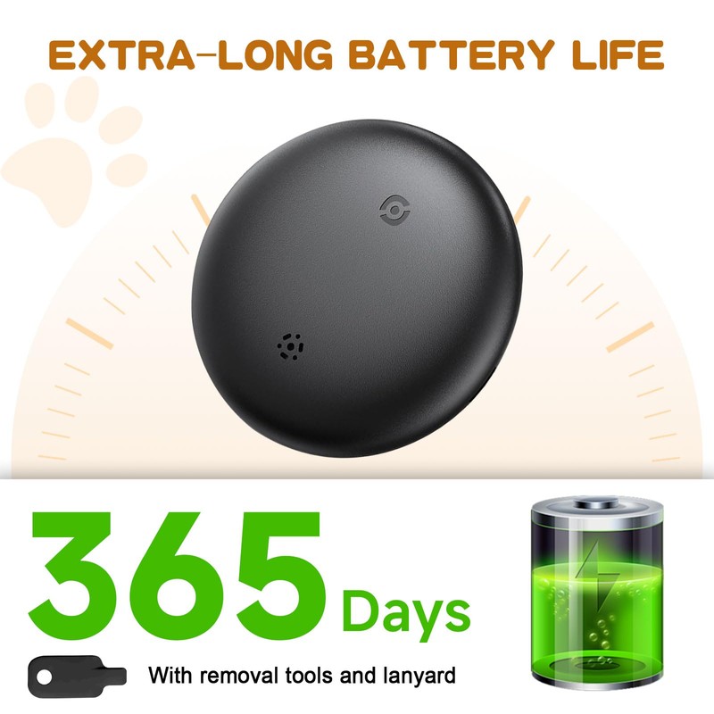 Cat Tracker, Cat Tracker Collar Compatible with Apple Find My