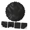 KOMBIUDA 1pc Black Trampoline Replacement Mat Uv-Resistant Round Jumping Pad