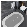 Tapete De Baño Ultra Suave Antideslizante Absorbente, 2 Unid