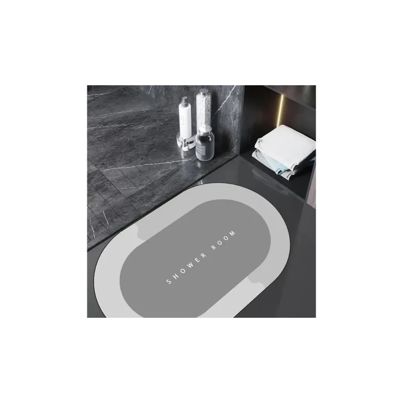 Tapete De Baño Ultra Suave Antideslizante Absorbente, 2 Unid