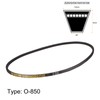 sourcing map O-850 V-belt, 850 mm, inner circumference, rubber, machine
