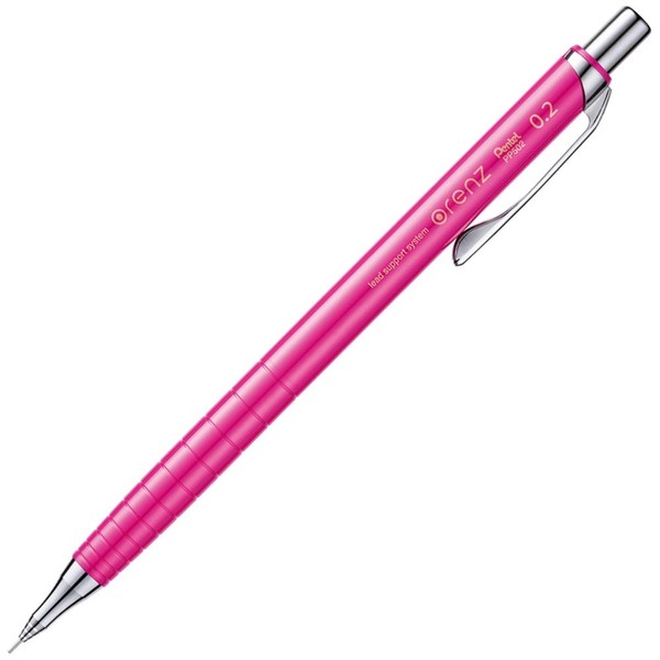 Pentel Mechanical Pencil Orenz 0.2mm, Pink Body (XPP502-P)