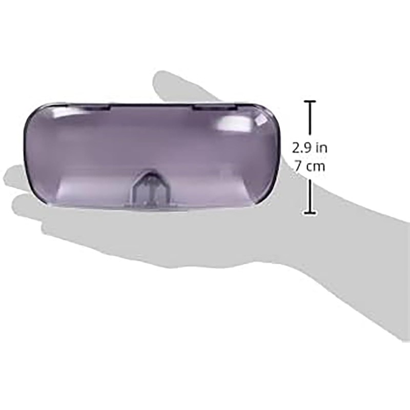 Tacy MP-6-23 Glasses Case, Stylish, Hard Case, Push Type, Lightweight,