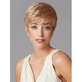 Gabor Pixie Perfect Short Slight Layered Lightweight Wig by Hairuwear, Petite Cap, GL14-22 Sandy Blonde