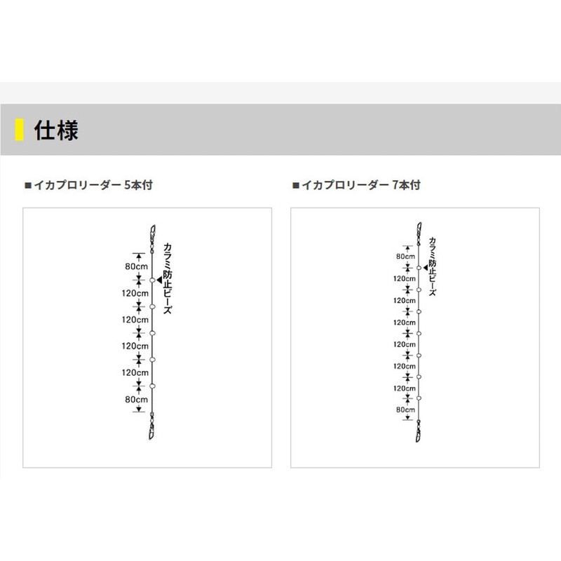 ヤマシタ(YAMASHITA) イカプロリーダー 5-7