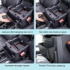 Unbranded Armrest Box Front Storage Box Tray For Jeep Wrangler