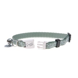 Simon's Cat by Karlie Cat Collar, Nylon, Green, 20-30 x 1 cm