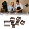 7Pcs Hollow Punch Cutter Squared Design High Carbon Steel Multipurpose
