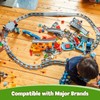 Building Blocks Train Rail Set, 32 Pieces Toy Railway Rails,