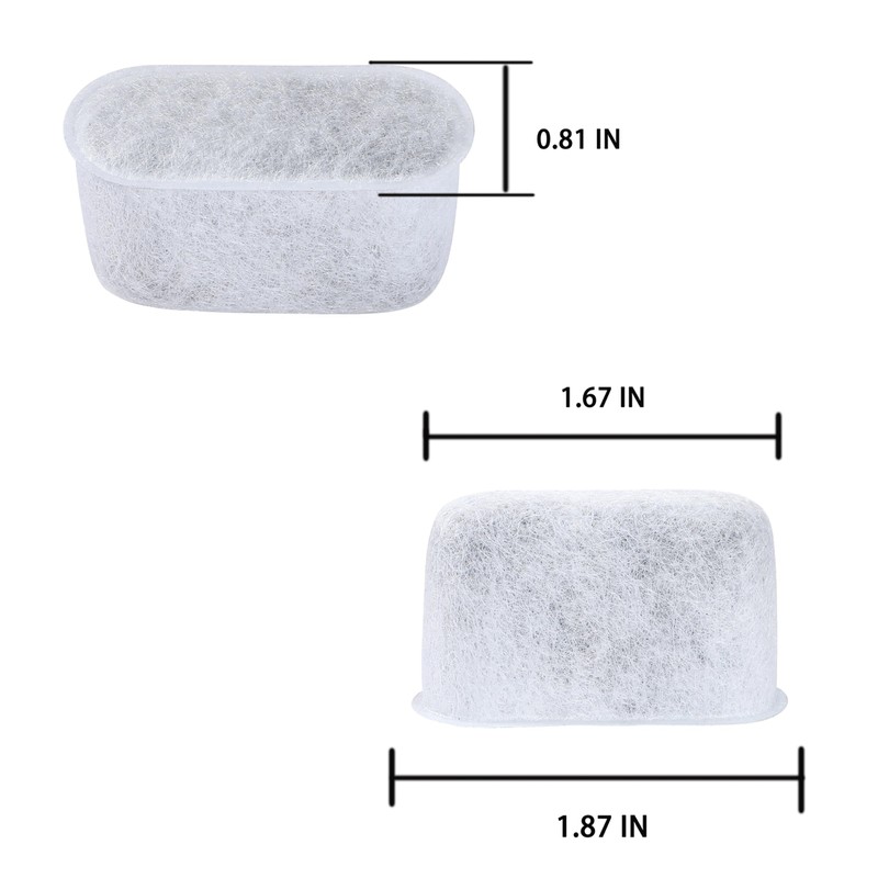 Charcoal Water Filter for Cuisinart SS-10, SS-15, SS-700, DCC-1200, DCC-3200,