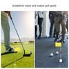 Practice Golf Hole Pole Cup Flag Stick Detachable 2 Section