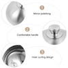 Healeved Stainless Steel Food Cover Dome - 7.87 Inch Plate