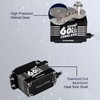 FLASH HOBBY RC Gear Servo 60KG Coreless Motor Super Torque
