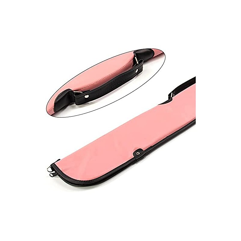 Funky Chalk Quality Thick Padded PINK Vinyl 2pc Soft Cue