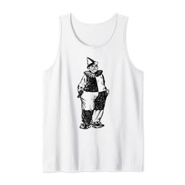 Sad Clown Motley Court Jester Tank Top