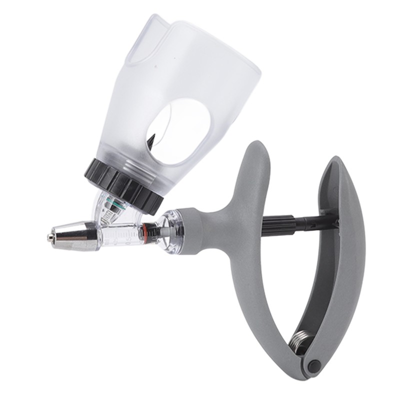 Animal Injector Gun Adjustable Continuous Syringe Drench Gun Automatic Vaccine