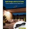 Engrepo Solar Light Outdoor, 10000LM Luces Solares Dusk to Dawn