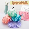 4pcs Gorro para Baño Mujer,Gorro de Ducha Reutilizable Impermeable de