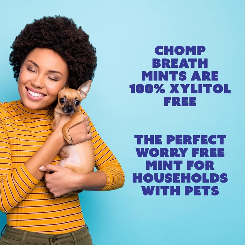 Chomp Zero-X Xylitol-free, Surgar-free breath mints