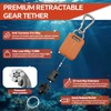 nitescuba Scuba Gear Retractable Gear Tethers, Heavy-Duty Dive Clip Lanyard