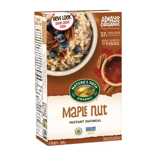 Nature's Path Instant Oatmeal Maple Nut 400g