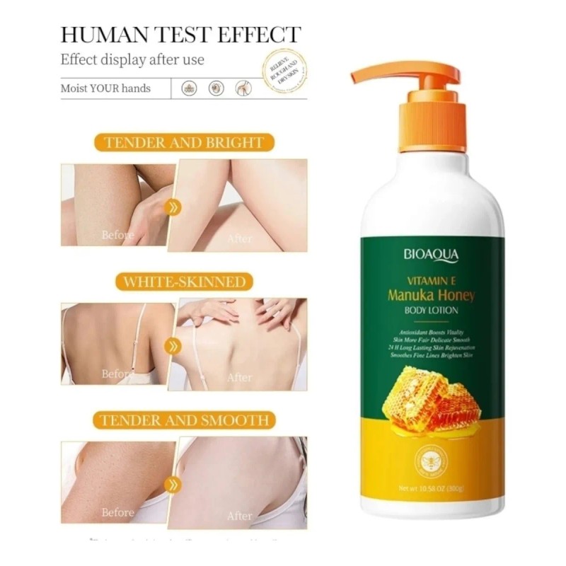 Crema Locion Extracto De Miel Quita Piel De Gallina Regenera