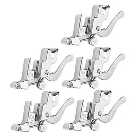 GLOGLOW Soporte de prensatelas, 5 Piezas Adaptador de vástago bajo a presión Soporte de prensatelas Máquina de Coser eléctrica doméstica Multifuncional de Cambio rápido