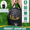 SilTriangle 2 Pack 15" x 12" Linemen Canvas Tool Bucket