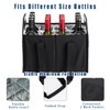 LUILANC Collapsible 12 Bottle Wine Carrier - Reusable Portable Storage
