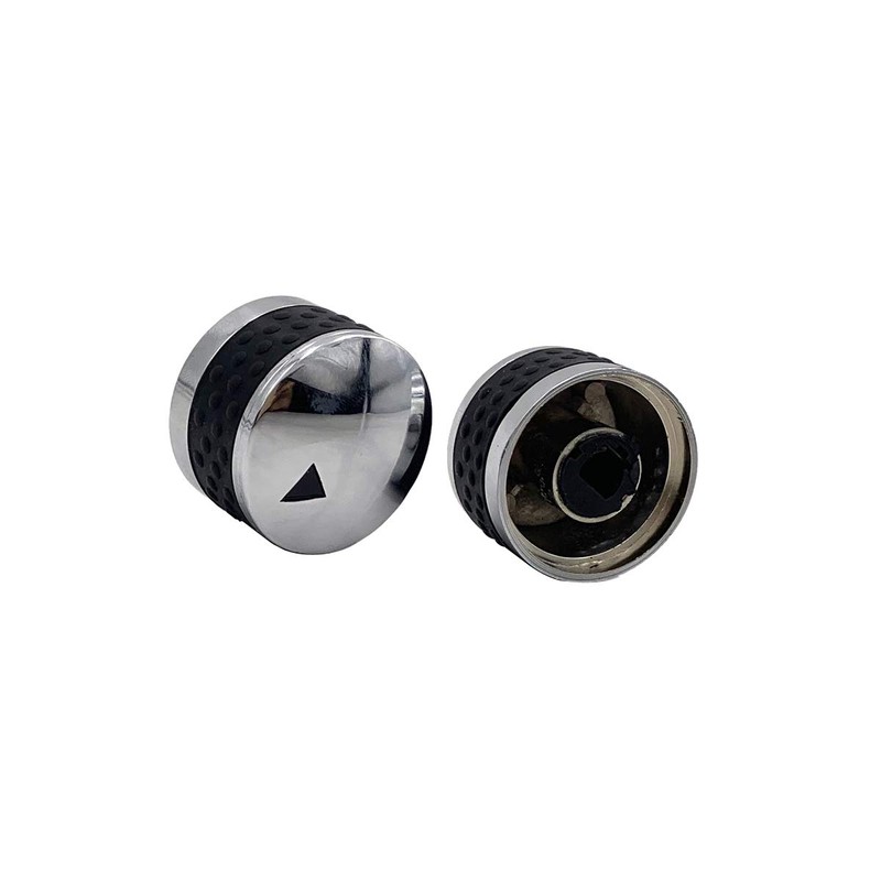 Meter Star 2 x Universal Metal Gas Grill Control Knobs