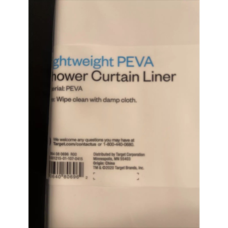 Room Essentials Shower Curtain Liner Room Essentials lightweight PEVA 70in