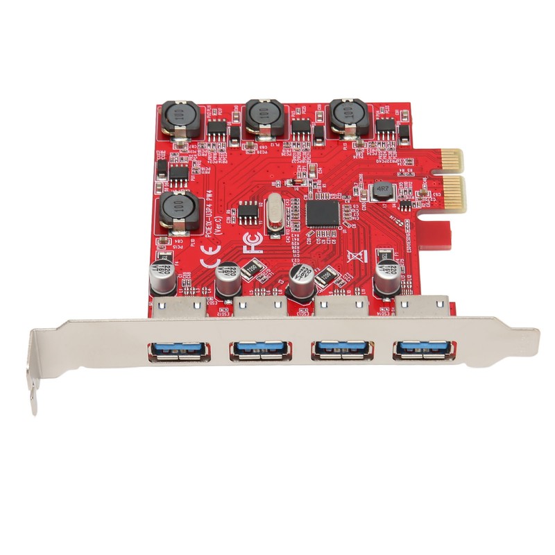 4 Ports 5Gbps USB 3.0 PCI Express Expansion Card for