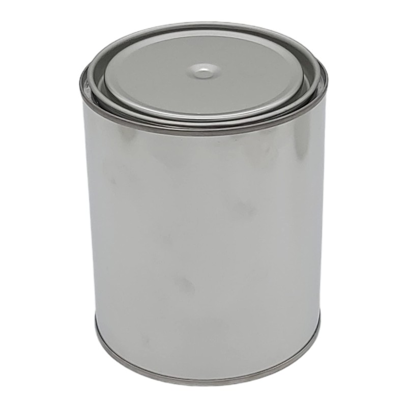 AUTORIND Metal Quart Size Paint Can, Empty Quality Tinplate Unlined