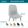 Granbest Jacquard Thickened Elastic Dining Chair Covers, Low Back Chair