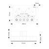 LED PWM CCT Dimmer Controller for LED Stripes DC5-24V 15A
