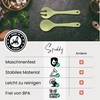 Spoddy Plastic Salad Servers (31 cm Large, Two-Piece, Green) -