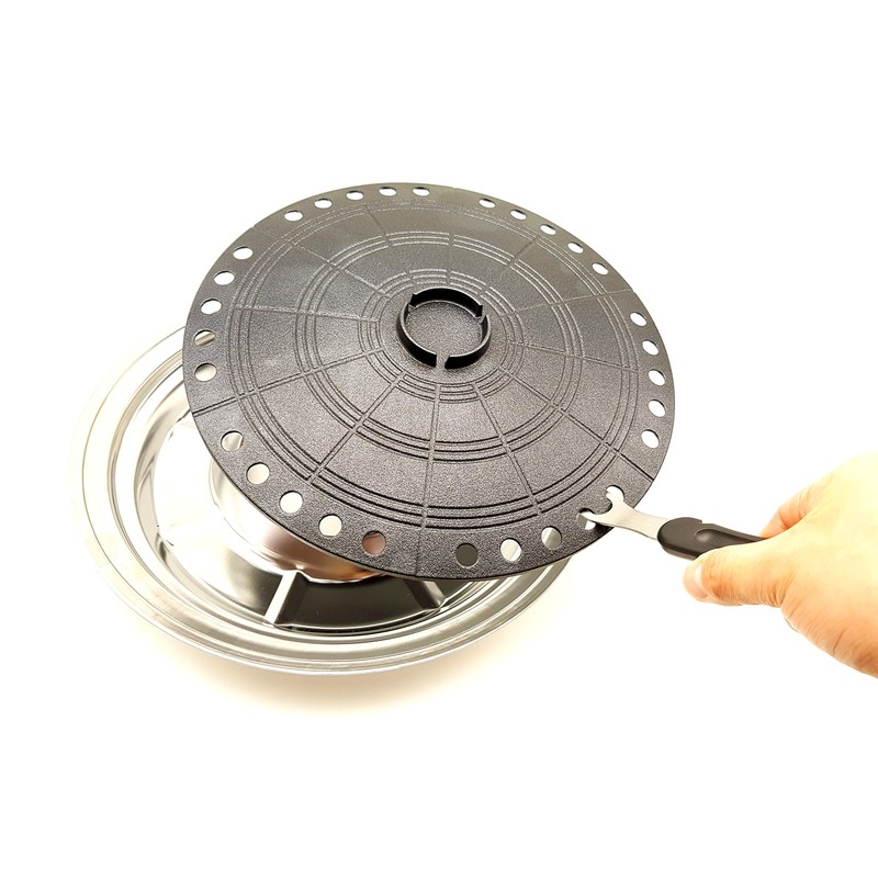 Suntouch Korean BBQ Multi Nonstick Grill Plate, Multi-Layer Marble Coated