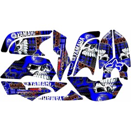 RAPTOR YAMAHA RAPTOR 660R full graphics kit blue..THICK AND HIGH GLOSS