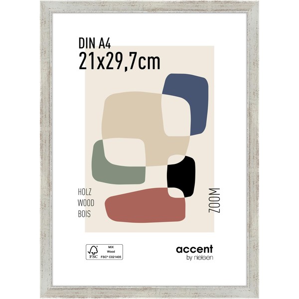 accent by nielsen Wooden Picture Frame Zoom 21 x 29.7