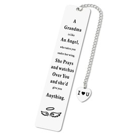 Grandma Birthday Christmas Gifts for Grandmother Gifts for Nana Bookmark Gifts for Gigi Mimi Gifts for Grandma Bookmark Gifts for Grandmas Book Lovers Engraved I Love You Gifts Ideas