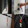 KeyUnity Carabiner Paracord KC00 Keychain Multifunctional 【Ruler・Bottle Opener・Screwdriver・Wrench】 Braided Stylish