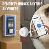 WeHere Key Lock Box Wall Mount, OTP/Fixed Password, APP Bluetooth/Wi-Fi,