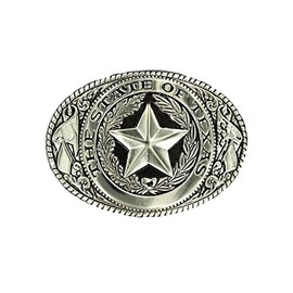 Nocona Texas Seal Buckle - Silver Plated