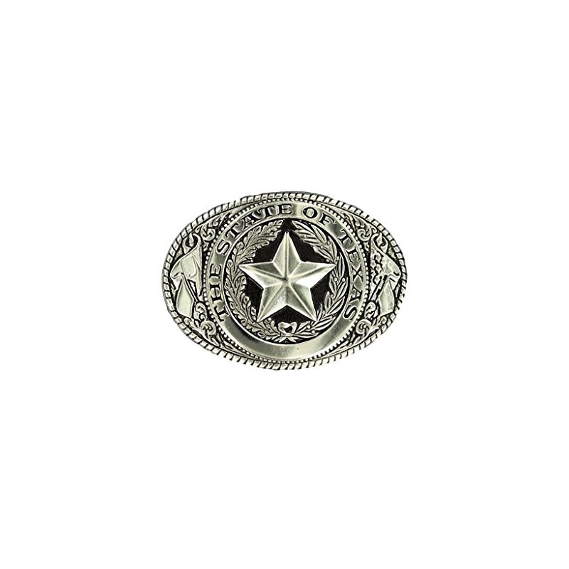 Nocona Texas Seal Buckle - Silver Plated