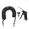 Black Air Duster Gun Pneumatic Wind Blowing Kit Set with
