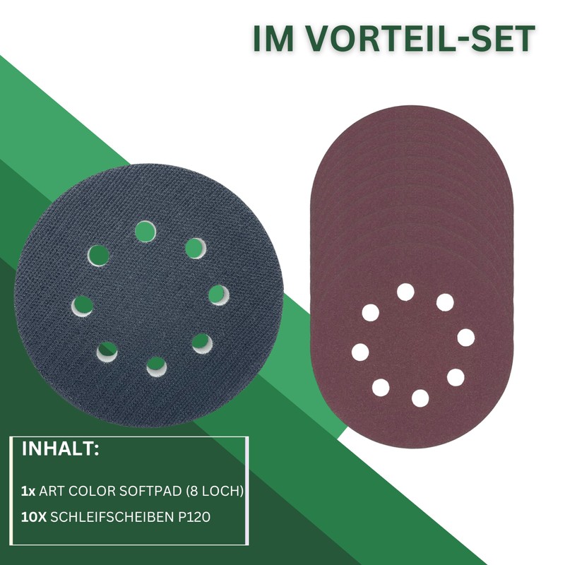 Art Color Foam Soft Pad 125 mm for Bosch Random