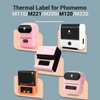 Phomemo M110 M120 M200 M220 Wavy Round Circle Label -