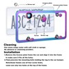 Iridescent License Plate Frame, 2 Pack Stainless Steel Mirror Polish
